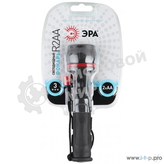 Фонарь ЭРА R2AA обрезиненный (3LED 2хAA)