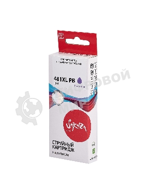 Картридж струйный Sakura 2048C001 (481XL Photo-Black) для Canon, фото-голубой, 12 мл., 4700 к.