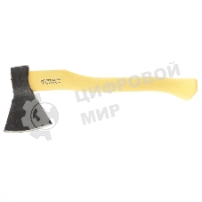 Топор-колун кованный, в сборе, 1350/1600 г, деревянное топорище, 500 мм, (Труд) г. Вача Россия