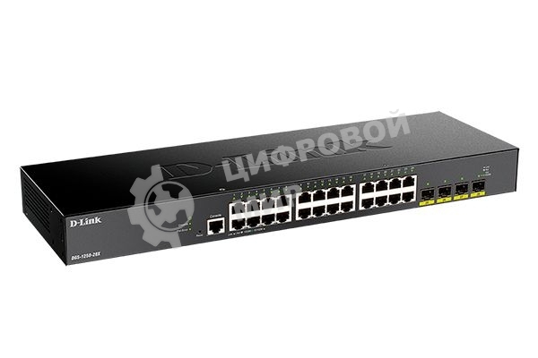 Коммутатор D-Link DGS-1250-28X/A1A 24G 4SFP+ управляемый