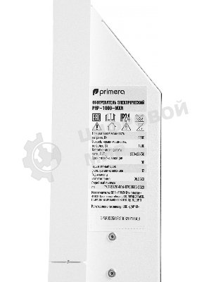 Конвектор электрический Primera Ram PHP-1008-MXR белый, 15 м², 1000 Вт, термостат