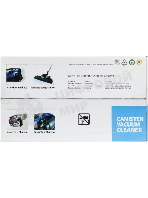 Пылесос Samsung VCC8837V3P/XEV фиолетовый, 430/2200 Вт, уборка сухая, пылесборник контейнер, 2 л