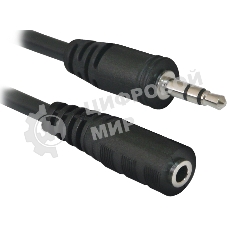 Аудио-кабель Defender Jack02-05 Jack M- Jack F, 1.5 м