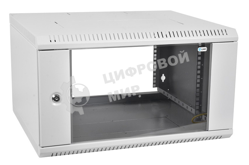 Шкаф телеком. настенный разборный 12U (600х350) дверь стекло (ШРН-Э-12.350) (1 коробка)