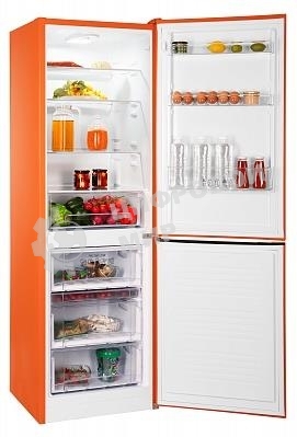 Холодильник Nordfrost NRB 152 Or оранжевый двухкамерный 205/115л морозилка снизу