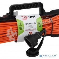 Удлинитель силовой ЭРА UFx-1e-3x0.75-10m-IP44 на рамке c/з 1 гн 10 м ПВС 3x0.75 (8/192)