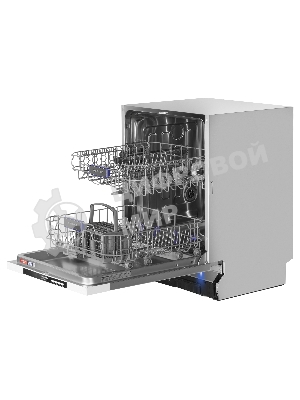 Встраиваемая посудомоечная машина Maunfeld MLP-122D Light Beam, серебристый, 59.8 см, 12 компл., 49 дБ, класс A++
