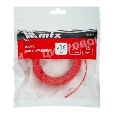Леска для триммера MTX витой квадрат 1,6 мм х 15 м