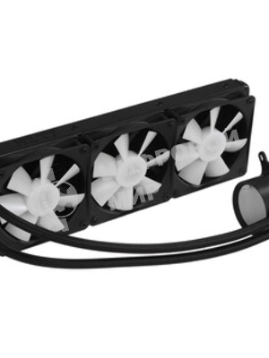 Система жидкостного охлаждения для ПК/ Water Cooling System NZXT Kraken Plus 360 RGB V2 (260W, 360mm, LED temp., Black, RGB/ Fans: 3x120mm, 75.05CFM, 31.9dBA, 2400RPM/ Pump height 55.97mm, 2800RPM, Rad thickness 27mm/ S: 1851, 1700, 1200, 115X, AM5, AM4)
