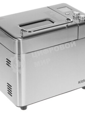 Хлебопечка Kitfort KT-304 серебристый, 550 Вт, 1 кг, 15 программ
