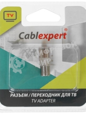 Переходник Cablexpert APL-FTVF-01, F (мама)/TV (мама), блистер