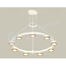 Светильник Ambrella light XR92031802/9 SWH/PYG белый песок/золото желтое полированное GX53 (A9203, C9241, N8124)