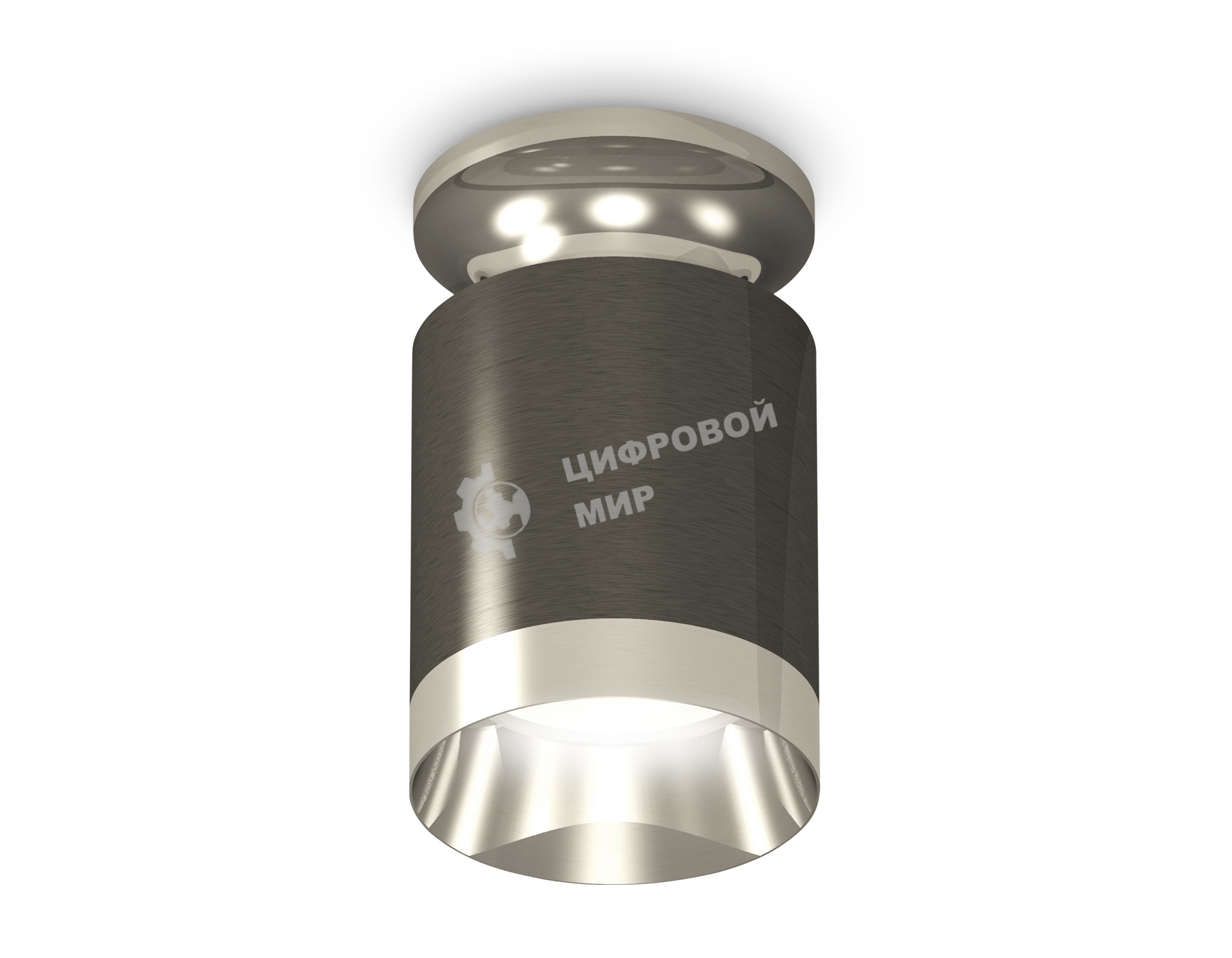 Светильник Ambrella Light XS6303101 DCH/PSL черный хром/серебро полированное MR16 GU5.3 (N6903, C6303, N6132)