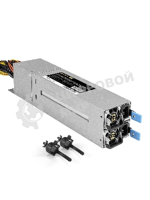 Серверный блок питания с резервированием 2U Redundant 2x1300W ExeGate Industrial-RTS1300 (CRPS, ШВГ =77x84x265mm, APFC+Half bridge (LLC)+DC-DC, КПД 94% (80 PLUS Platinum), 4 cm fan, 24pin, (4+4)pin, PCIe, 2SATA, 8IDE+1FDD, RTL)