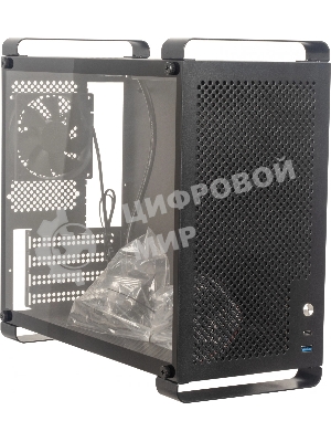 Компьютерный корпус Accord ACC-GCUB4 черный без БП mATX 1x92мм 1xUSB 3.0 1xUSB3.1 audio