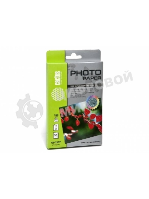 Фотобумага Cactus CS-GA618050 A6/180г/м2/50л. глянцевая для струйной печати