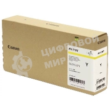 Картридж струйный Canon PFI-710 Y 2357C001 желтый (700 мл) для Canon TX-2000/TX-3000/TX-4000