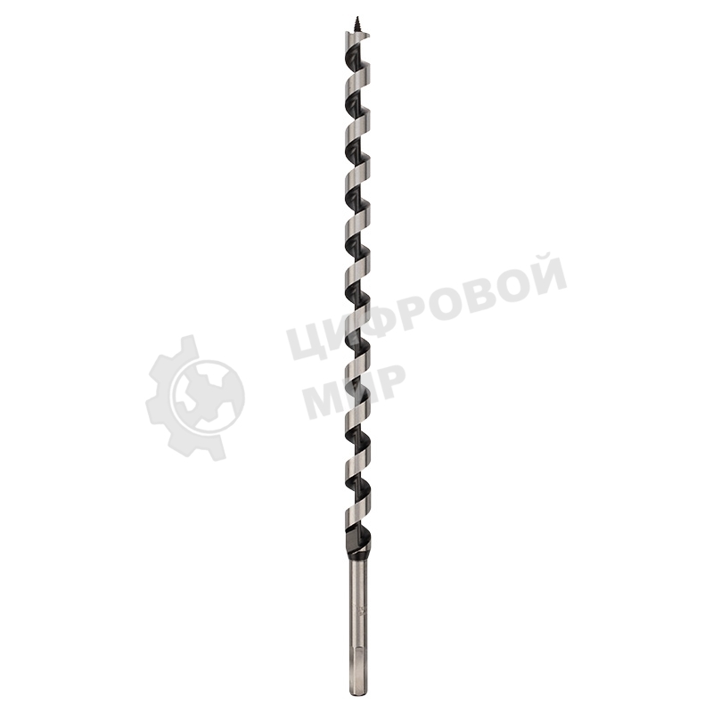 Сверло винтовое по дереву Kranz 18х460 мм, шестигранный хвостовик