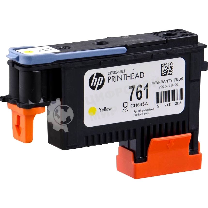 Картридж струйный HP 761 CH645A желтый печатающая головка для HP DJ T7100