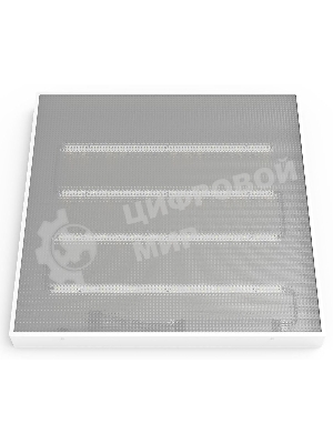 Светильник светодиодный Gauss MIR 595х595х50 35Вт 3500лм 4000К IP40 офисный встраив. накладной с рассеив. призма (аналог ЛВО)