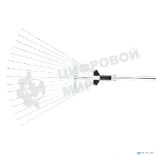 Грабли веерные стальные Palisad, 190-520х1200-1500 мм, 15 зубьев, раздвижные, стальной черенок