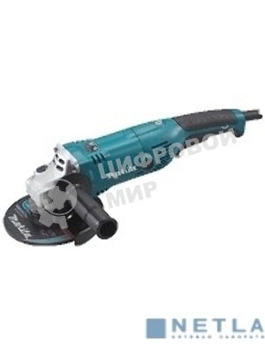 Угловая шлифовальная машина Makita GA6021 УШМ,ф150мм, 1050Вт,10000об\м,2.3кг,кор,муфта SJS,фикс вкл-ля,шлиф диск