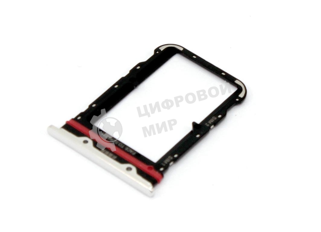 Лоток для SIM-карты Xiaomi Mi CC9 Pro серебристый