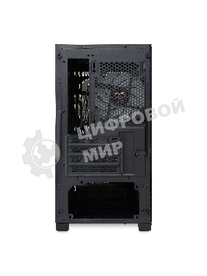 Компьютерный корпус без блока питания HSPD M321, Mesh Mini-tower, черный, slide TG, 0.45 SPCC, 2x140мм ARGb+1x120мм ARGb mATX, mITX 160/340/184мм 2x2.5