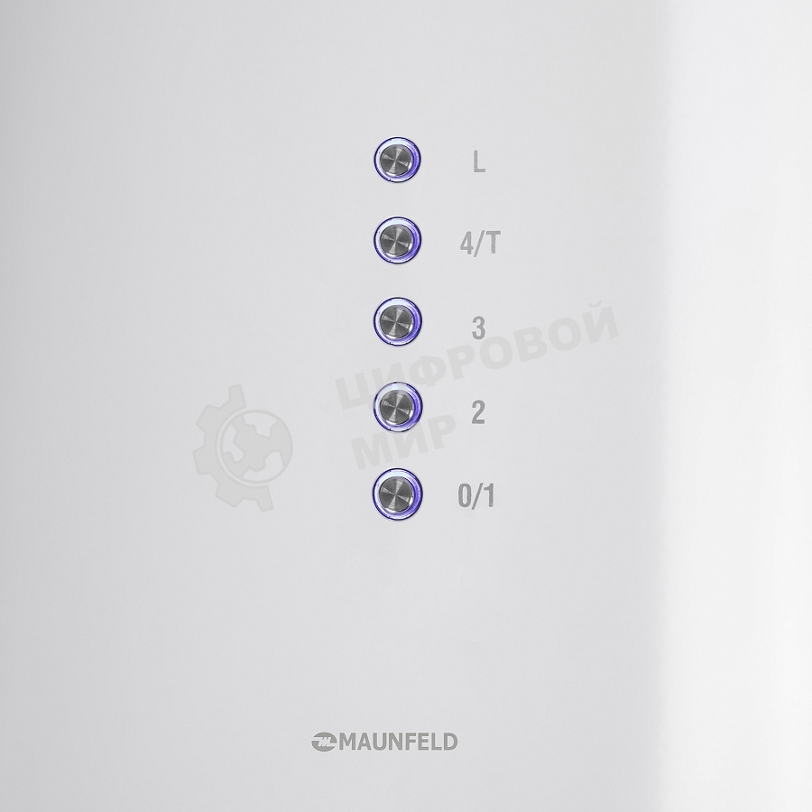 Вытяжка островная Maunfeld Lee Isla 39 белый, 38 см, 1000 куб. м/ч, 52 дБ