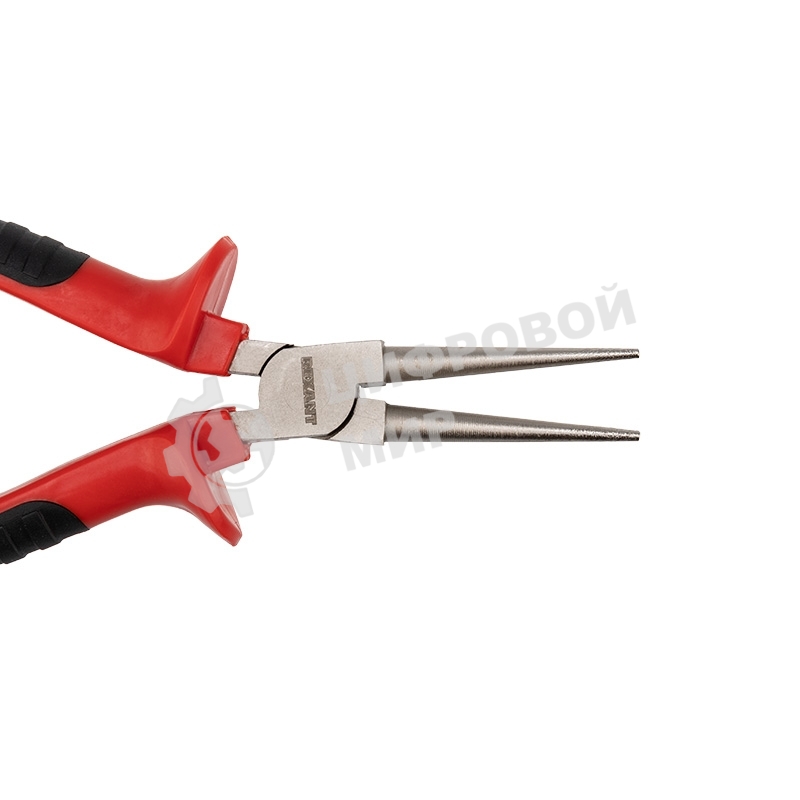 Круглогубцы Rexant 160 мм никелированные, двухкомпонентные рукоятки