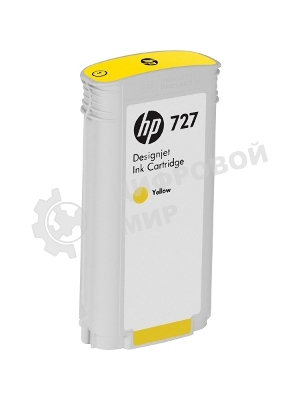 Картридж струйный HP 727 с желтыми чернилами для принтеров Designjet, 300 мл