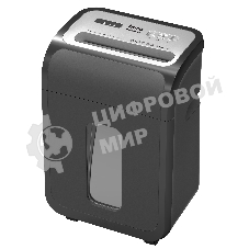 Шредер Buro Office BU-S1501-8M черный (секр.P-5) фрагменты 8лист. 20лтр. пл.карты CD