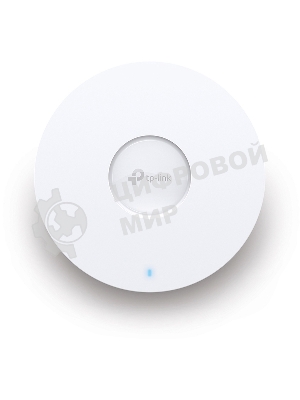 Потолочная точка доступа TP-Link EAP653 AX3000 Ceiling Mount Dual-Band Wi-Fi 6 Access Point, 1 1Gbps RJ45 Port, 574Mbps at2.4 GHz + 2402 Mbps at 5 GHz, 802.3at POE, 2 Internal Antennas