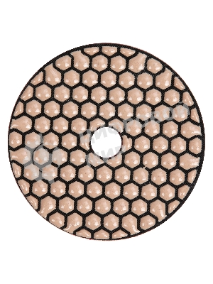 Алмазный гибкий шлифовальный круг Matrix, 100 мм, P 100, сухое шлифование, 5 шт.