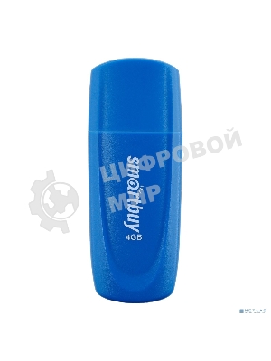 Флешка USB Smartbuy Scout Blue (SB004Gb2SCB), 4Gb, USB 2.0, R/W 15/8, синий