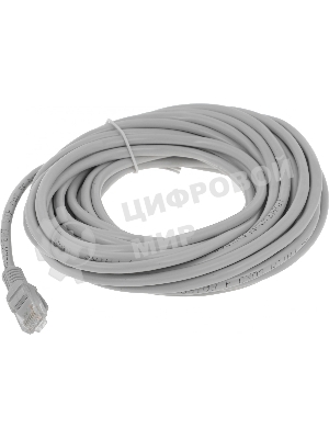 Патч-корд UTP Cablexpert cat.5e, 7.5м, литой, многожильный серый