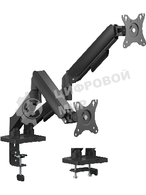 Кронштейн для мониторов Cactus CS-VM-MD-72-BK черный/белый 17