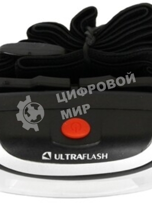 Фонарь налобный LED 5380 (3Вт COB LED 3 режима черн. пласт. пакет) Ultraflash 12870
