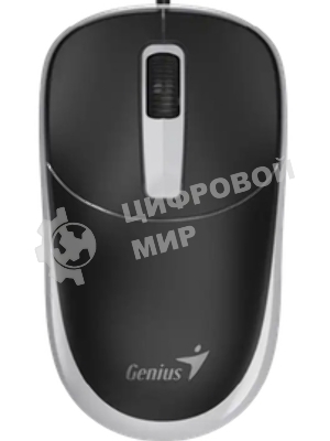 Мышь Проводная Genius DX-123 Black+Grey