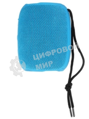 Колонка беспроводная QUMO BatteryBeats BT5.0 5Вт IP64 FM SD USB AUX подсветка 1500мА·ч синий