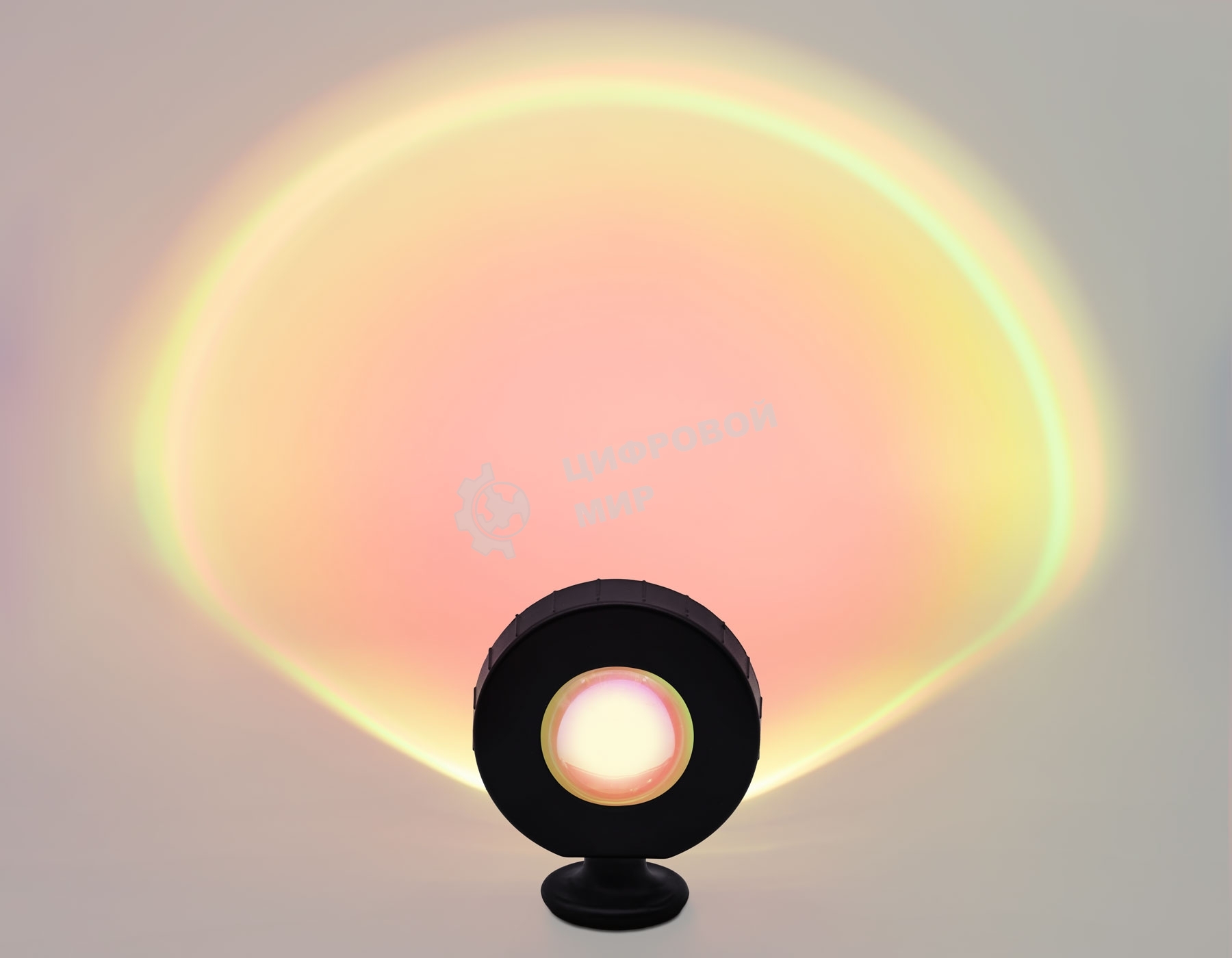Атмосферная светодиодная настольная лампа Ambrella light DE8383 BK черный LED RGB 3W (ПДУ RGB)