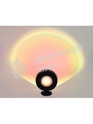 Атмосферная светодиодная настольная лампа Ambrella light DE8383 BK черный LED RGB 3W (ПДУ RGB)