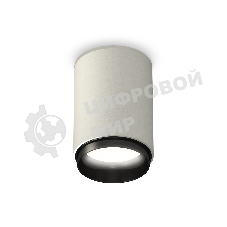 Светильник Ambrella Light XS6314021 SGR/PBK серый песок/черный полированный MR16 GU5.3 (C6314, N6121)