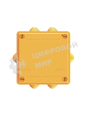 Коробка ответвительная DKC FSB11604 FS 100х100х50мм 6р 450В 6А 4кв.мм с каб. вводами и клеммн. IP56 пластик.