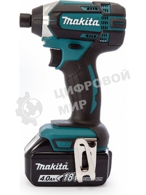 Гайковерт аккумуляторный Makita DTD152RMEуд 18В 2х4А·ч LI-ION 0-3500об/м 1/4'' 1.3кг 165Нм