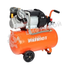 Компрессор Patriot VX 50-4022.2кВт 220В 400л/мин 50л выход быстросъем елочка8мм