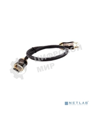 Кабель HDMI 19M/M,ver. 2.1, 8K@60 Hz 0.5m метал разъемы, нейлоновая оплетка Telecom TCG300-0.5M Кабель HDMI 19M/M,ver. 2.1, 8K@60 Hz 0.5m метал разъемы, нейлоновая оплетка Telecom