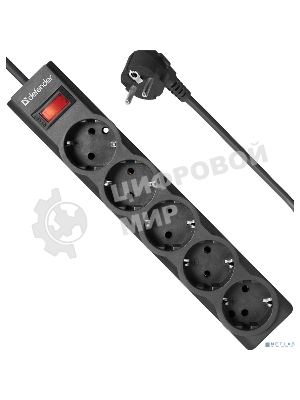 Сетевой фильтр Defender 3M ES LARGO 5OUTL.