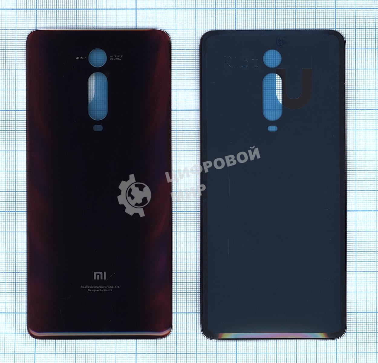 Задняя крышка для Xiaomi Mi 9T красный