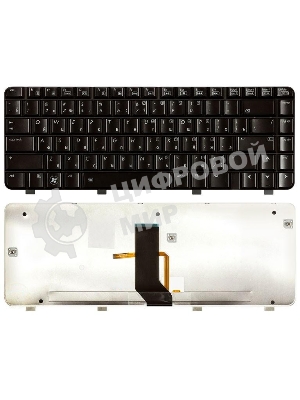 Клавиатура для ноутбука HP Pavilion DV3-2000 DV3-2100 черная с подсветкой